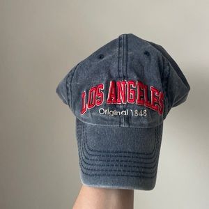 Vintage LA hat denim